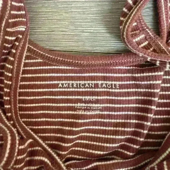American Eagle Henley Crop Tank Top Small Super Comfy - Picture 8 of 9